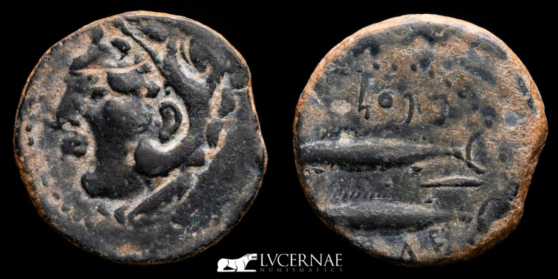 Ancient Hispania - Gades (Cádiz)
Bronze As, (9.73 g. 25 mm.) minted between 200 ...