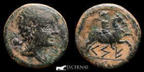Kese - Tarraco (Tarragona) bronze As 11.16 g., 26 mm. Kese, tarraco 120-20 B.C. VF
