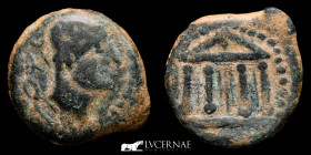 Hispania Bronze Quadrans 3.00 g. 17 mm. Malaca I century Good very fine (MBC+)
