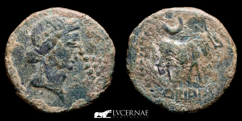 Ancient Hispania - Orippo.(Dos Hermanas, Sevilla)
Bronze As (8.80 g. 26 mm.). 50...