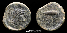 Ancient Hispania, Sexi bronze Semis 4,45 g. 20 mm. Sexi 150-50 B.C. Good very fine (MBC+)