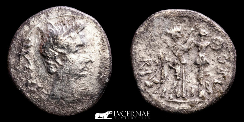 Roman Imperial - Augustus (27 B.C. - 14 A.D.) - Silver quinarius (1.60 g, 14 mm)...
