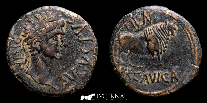 Roman Empire - Hispania - Augustus (27 a.C. 14 d.C.), bronze as (10,80 g. 28 mm)...