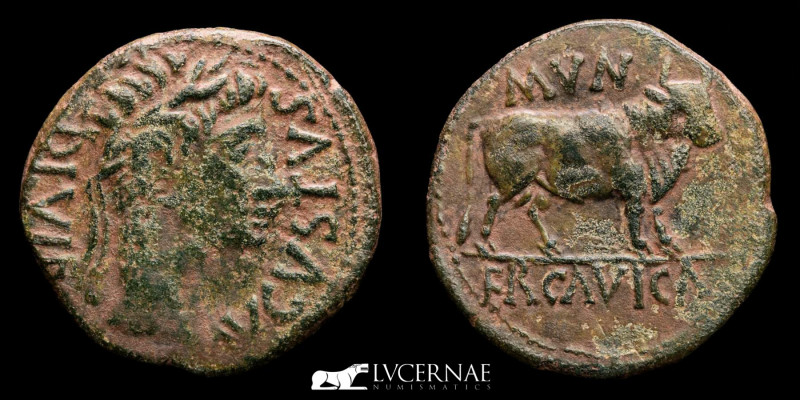 Roman Empire - Hispania - Augustus (27 a.C. 14 d.C.)
Bronze As (9.71 g. 29 mm.) ...