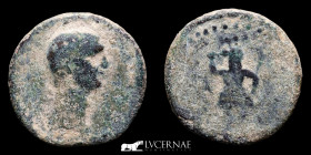 Ancient Hispain Ebusus Æ Bronze Æ Semis 6.37 g., 23 mm. 41-54 A.D. Good very fine (MBC+)