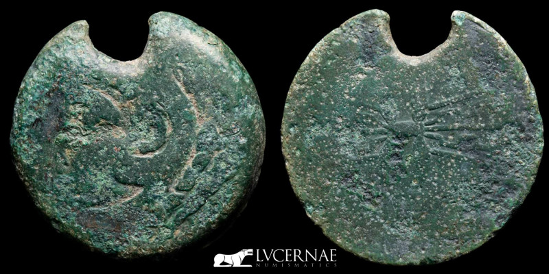 Roman Hispania - Augustus times. (27 B.C-14 A.D)
Bronze sestertius (29.88 g. 36 ...