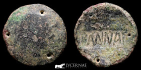 Legionary Bronze Weighing plate 3,61 g. 20 mm. - 2nd-3rd century A.D. VF