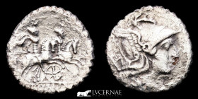 Republican Anonymous Silver Denarius 3,58 g. 20 mm Rome 211-06 B.C. Good very fine (MBC)