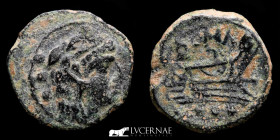 Anonymous Bronze Quadrans 2.96 g., 18 mm. Rome 211 B.C. Good very fine (MBC)