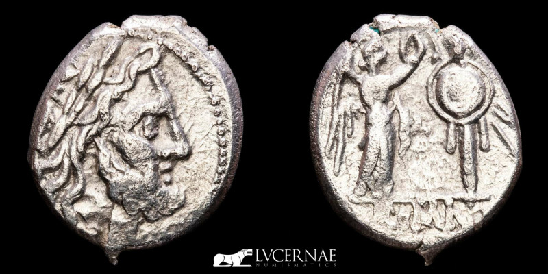 Roman Republic - Anonymous republican silver Victoriatus (2,70 g., 16 mm.) Minte...