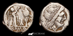 Anonymous Silver Victoriatus 2,92 g 15 mm Rome 179-170 B.C Good very fine (MBC)