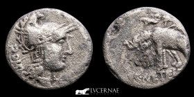 C. Caecilius Metellus Silver Denarius 2,50 g. 18 mm. Rome 125 B.C. Fine (BC+)