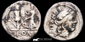 C. Egnatuleius C.f. Silver AR Quinarius 1.65 g. 15 mm. Rome 97 BC Good very fine (MBC)