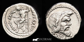 C. Vibius Pansa Silver Denarius 4,04 g., 18 mm.  Rome 48 B.C.  Extremely fine (EBC)