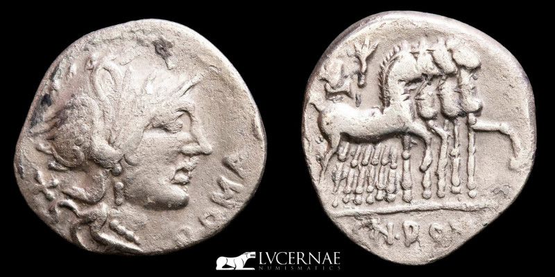 Roman Republic - Cn. Domitius Ahenobarbus 
Silver denarius (3,70 g. 20 mm.). - N...