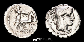 L. Procilius Silver denarius 3,72 g, 18 mm. Rome 80 BC Good very fine