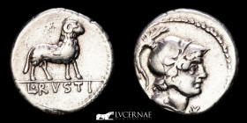 L. Rustius Silver  Denarius  3,83 g, 19 mm. Rome 76 A.D. Good very fine (MBC+)