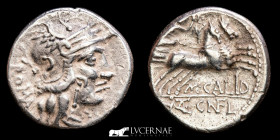 M. Calidius Silver Denarius 3,60 g., 17 mm. Rome 117-116 BC Good very fine (MBC+)