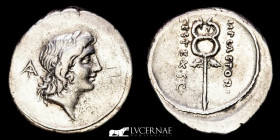M. Plaetorius M.f. Cestianus Silver Denarius 3,77 g., 19 mm. Rome 69 B.C. Good very fine