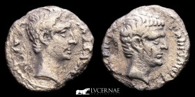 C. Sulpicius Plaetorinus Silver Denarius 2,76 g, 18 mm Rome 13 B.C. VF