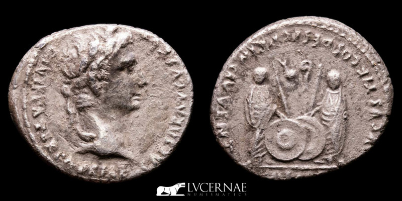 Roman Empire - Augustus (27 B.C. - 14 A.D.), silver denarius (3.63 g. 19 mm.), L...