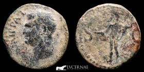Agripa Bronze As 9.02 g. 26 mm. Rome 37-41 A.D. Good very fine