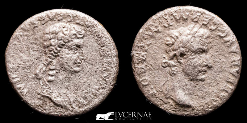 Roman Empire - CALIGULA with AGRIPPINA I (37-41 A.D.). 
Silver Denarius (3.24 g....