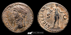 Claudius I (41-54) Æ Bronze As 10.95 g. 26 mm. Rome 41-42 A.D. Good Very fine