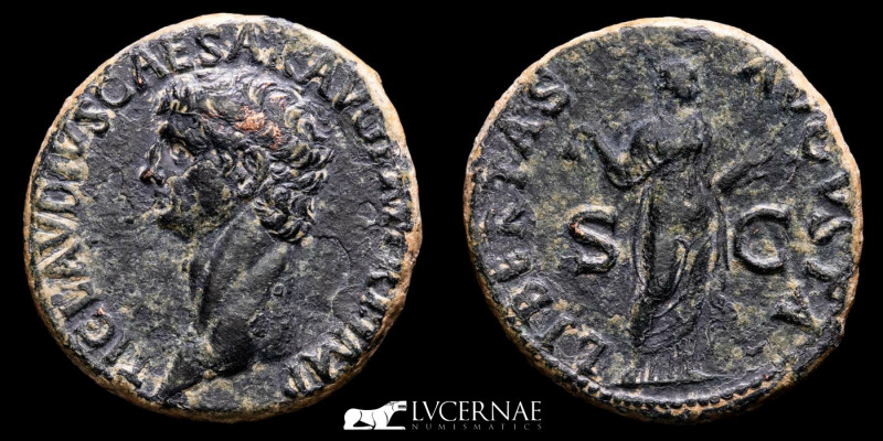Roman Empire - Claudius I (41-54 A.D.) 
Bronze As (12.35 g. 28 mm.). Rome mint, ...