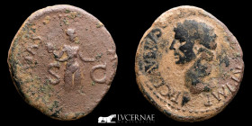 Claudius I (41-54) Æ Bronze As 11.85 g. 30 mm. Rome 41-42 A.D. Very fine