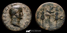 Galba  Bronze As 10.23 g., 27 mm. Rome 68-69 A.D. Good very fine