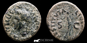 Vitellius 69 A.D. Bronze As 11.19 g. 28 mm. Tarraco 69 Good very fine