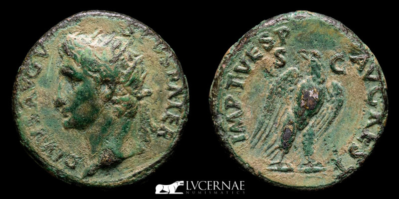 Roman Empire - Divus Augustus, under Titus - Æ Dupondius. Rome, AD 80-81. 

DIVV...