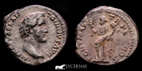 Antoninus Pius Silver Denarius 2.70 g., 19 mm. Rome 138 AD nEF / Near Extermely Fine