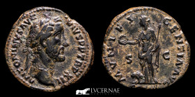 Antoninus Pius 138-161 A.D. Bronze As 9.52 g., 27 mm. Rome 148-149 A.D. Good very fine