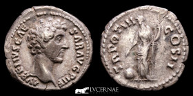 Marcus Aurelius Silver Denarius 3.34 g. 19 mm.  Rome 161-180 AD Very Fine
