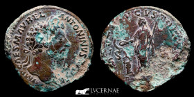 Marcus Aurelius Bronze Sestertius 22,85 g. 33 mm. Rome 163 A.D. GVF