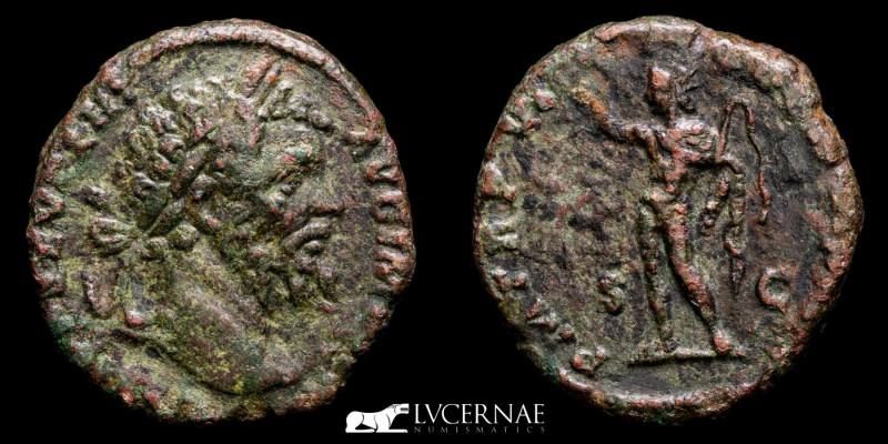 Roman Empire - Septimius Severus (193-211 A.D.) AE As (9,28 g., 23 mm.). 197-198...