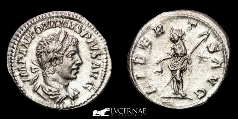 Roman Empire - Elagabalus (218-222 AD) silver denarius (2,69 g 19 mm). Rome mint...