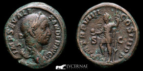 Severus Alexander  Bronze As 10,30 g., 25 mm. Rome 230 A.D. Good very fine