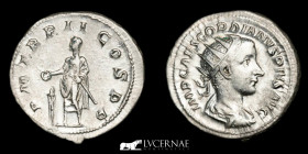 Gordian III  Silver Antoninianus 4.16 g 22 mm. Rome 238-244 AD Near extremely fine