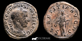 Gordian III Bronze Sestertius 20,68 g. 31 mm. Rome 238-244 A.D. Good very fine