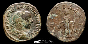 Gordian III Bronze Sestertius 18.29 g., 31 mm. Rome 238-244 A.D. Good very fine