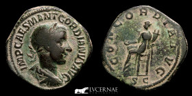 Gordian III 238-244 AD Æ Bronze Æ Sestertius 26.68 g., 31 mm. Rome 240 AD Good very fine (MBC+)