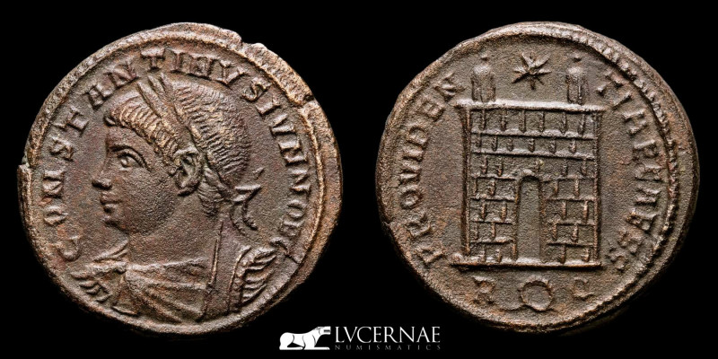 Roman Empire - CONSTANTINE II (Caesar, 316-337). Follis. Rome.

CONSTANTINVS IVN...