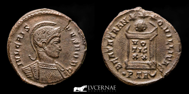 Roman Empire - Crispus. (316-326 A.D.) - Bronze Follis. (3.60 g. 19 mm.) - Trier...