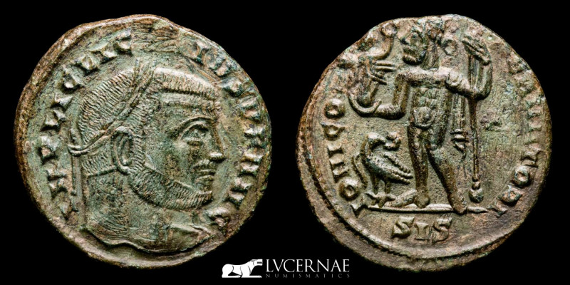 Roman Empire - LICINIUS I (308-324). bronze follis. Minted in Siscia. 

IMP LIC ...