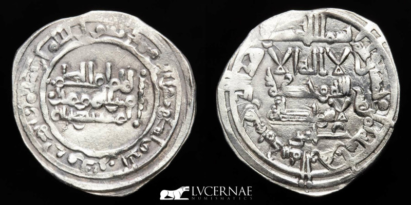 Spain- Cordoba Caliphate - Al-Hakam II silver dirham (1.95 g, 23 mm.). Minted in...