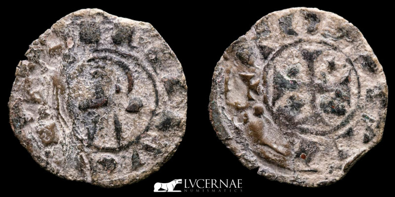 Spain - Dinero - Alfonso I of Aragón (1104 - 1134). - Toledo. - Billon.

ANFVS R...