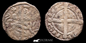 Spain Alfonso IX (1180-1230) Billon Dinero 0.74 g., 16 mm. No mint 1180-1230 Good very fine (MBC)